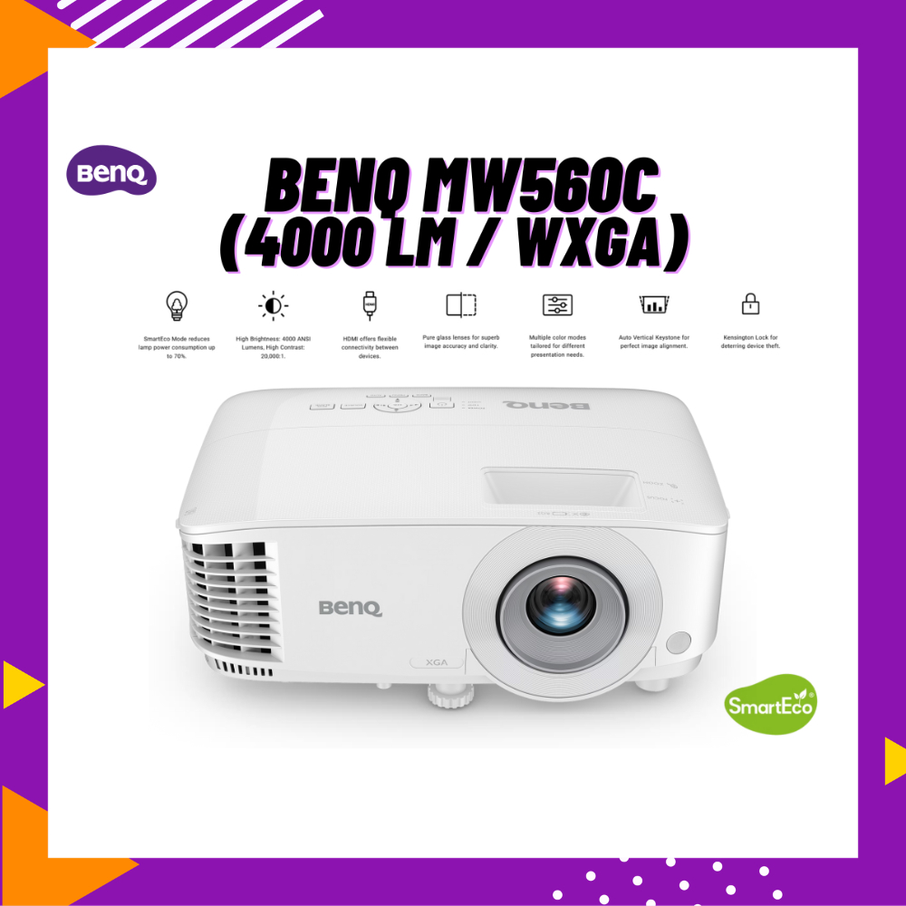 BENQ MW560C (4000 lm / WXGA) โปรเจคเตอร์ BenQ