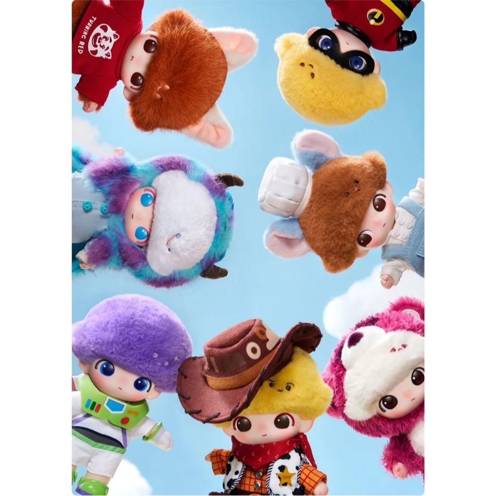 🔆🔆 แบบเลือกตัว Dimoo World x Pixar - Disney , Toy story, Monster University Vinyl Plush Pendant Blind box / Pop Mart