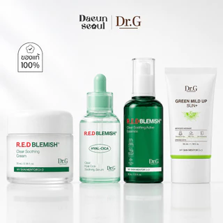 Dr.G Green Mild Up Sun+ SPF50+ PA++++ 50ml / Blemish Clear Hyal-Cica Soothing Serum 50 ml