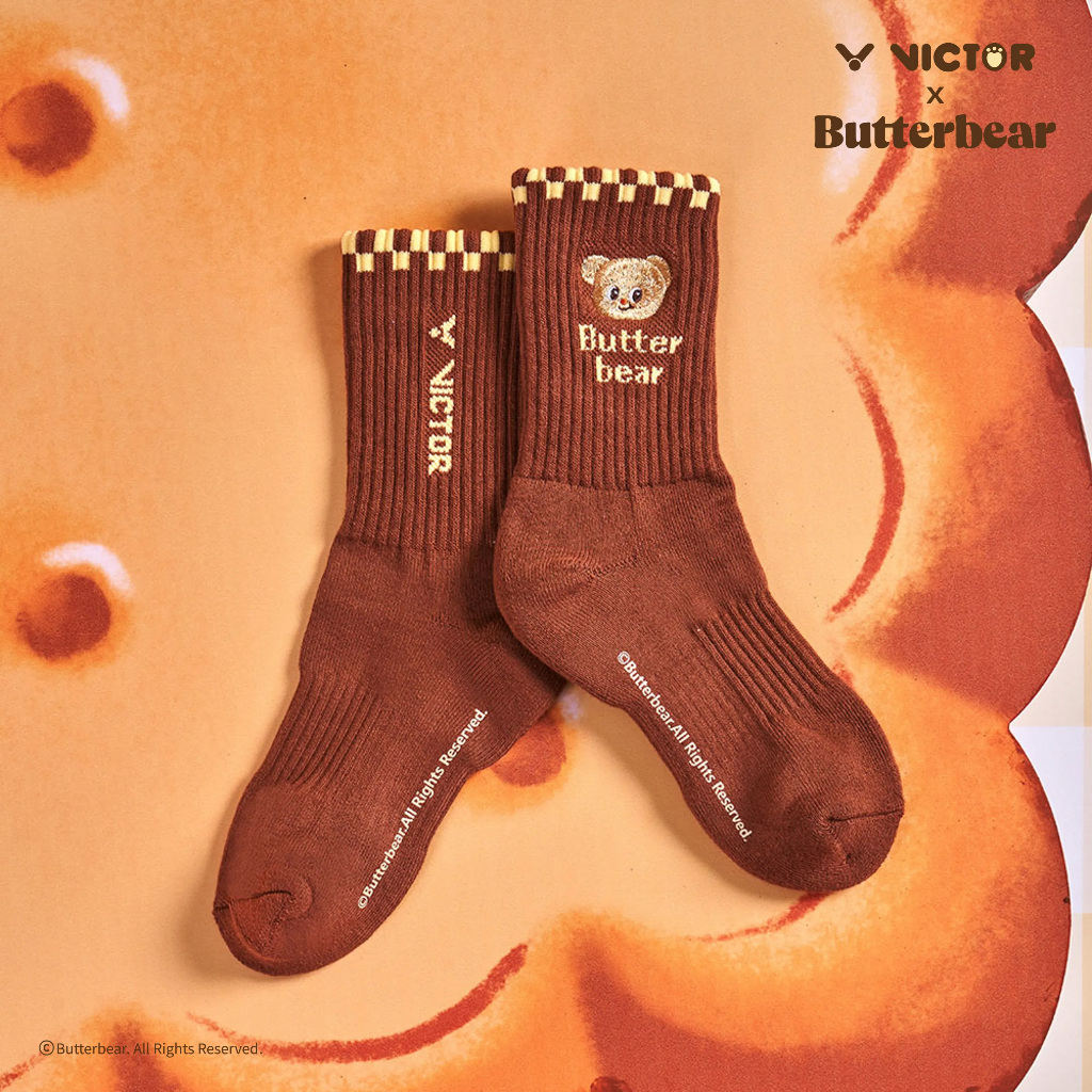 ถุงเท้า Victor VICTOR x Butterbear Socks (High-Cut) SK2603BTB W