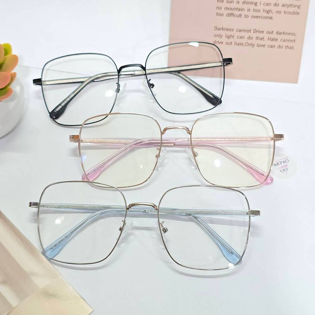 11038 แว่นตาโลหะ สำหรับตัดเลนส์ - PAKPAO EYEWEAR