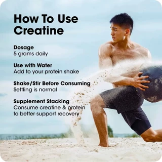 Optimum Nutrition Creatine 300กรัม ครีเอทีนโมโนไฮเดรต เพิ่มกล้ามเนื้อ เพิ่มพลัง เหมาะสำหรับออกกำลังกาย