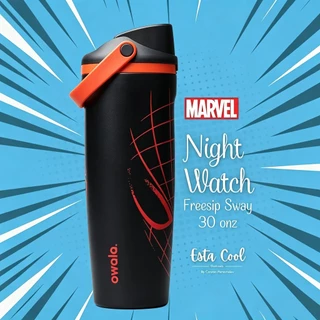 【ของแท้ 100%】Owala FreeSip Sway Spider-Man 30oz/32oz แก้วเก็บความเย็น สแตนเลส304 BPA Free พร้อมส่ง