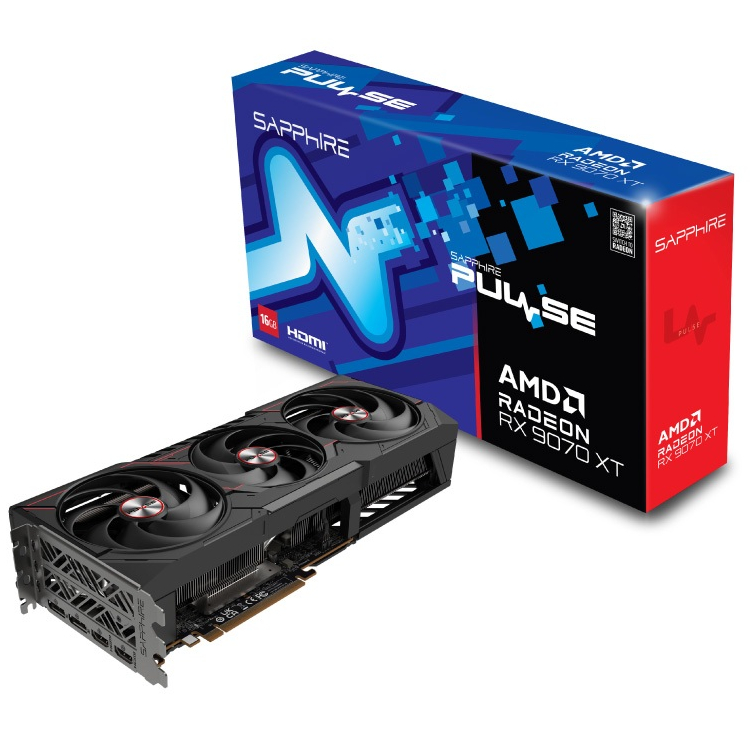 SAPPHIRE PULSE AMD RADEON RX 9070 XT 16GB
