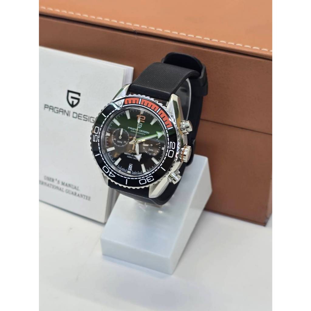 นาฬิกา PAGANI DESIGN PD-1711 Chronograph | Sapphire | Ceramic Bezel | ครบกล่อง