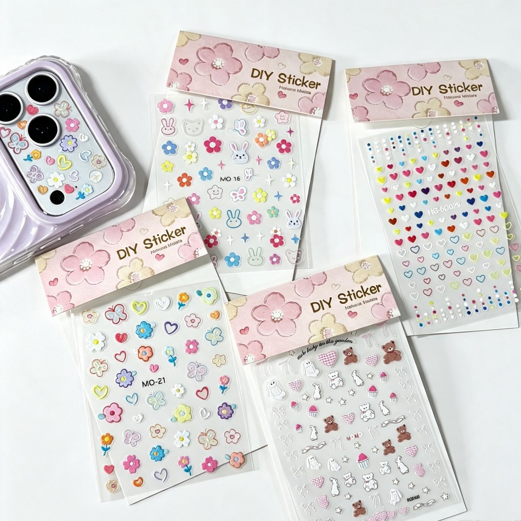 สติ๊กเกอร์ใหม่ สติกเกอร์ DIY ลายการ์ตูน สติกเกอร์ตกแต่งงคุณภาพดี