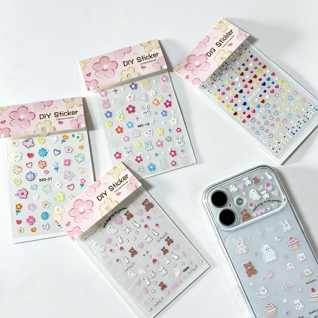 น่ารักที่สุด สติกเกอร์ DIY ลายการ์ตูน สติกเกอร์ตกแต่งงคุณภาพดี สติกเกอร์น่ารักและสนุกสนาน