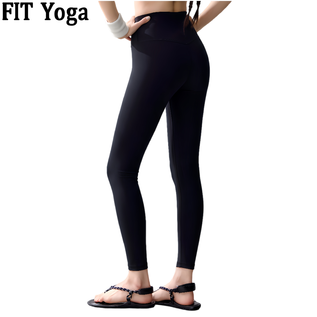 FitYoga กางเกงโยคะผู้หญิงฤดูร้อนเอวสูงผอมวิ่งพิลาทิสออกกำลังกายกางเกงขายาวสวมใส่ออกกำลังกายด้านนอก