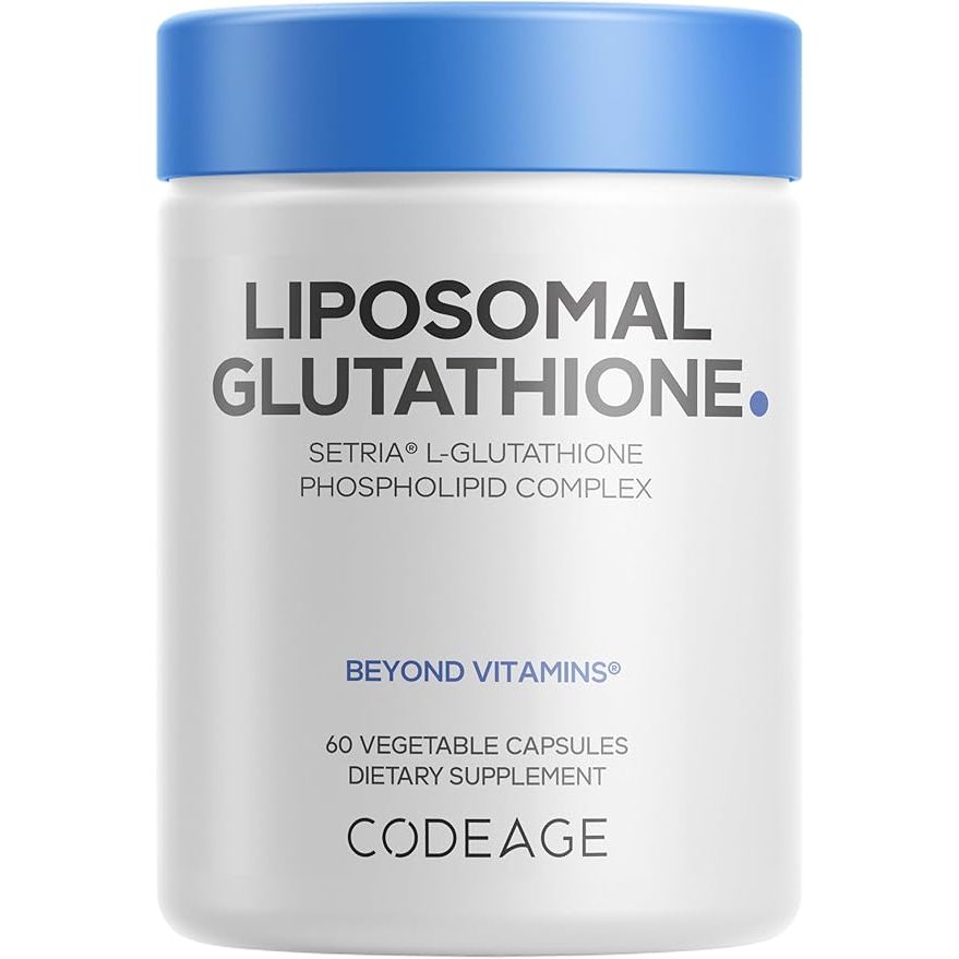 Codeage Liposomal Glutathione ไลโปโซมกลูต้าไธโอน 60 แคปซูล โค้ดเอจ Setria® L-Glutathione บำรุงผิว