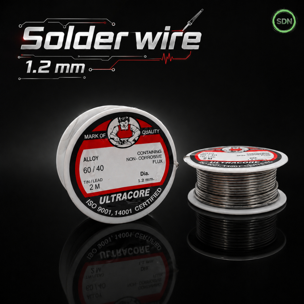 ตะกั่วบัดกรี 60/40 สำหรับงานอิเล็กทรอนิกส์ Beginner Solder Wire 1.2mm น้ำหนัก 20g