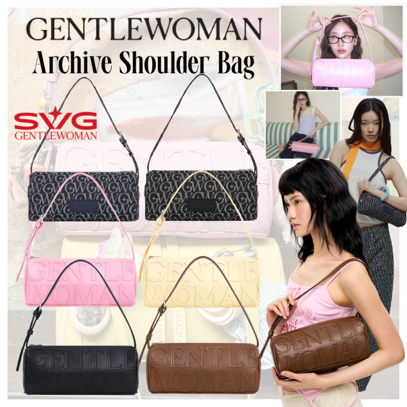 รุ่นใหม่ล่าสุด🌟🔥แท้ Gentlewoman Archive Shoulder Bag กระเป๋า Gentlewoman แท้ กระเป๋าสะพายไหล่ กระเป๋าถือ✨กระเป๋า SVG