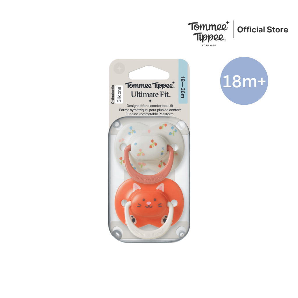 Tommee Tippee Empeng Ultimate Fit 18-36 Bulan Perempuan Satu Warna (Baru) gambar 5