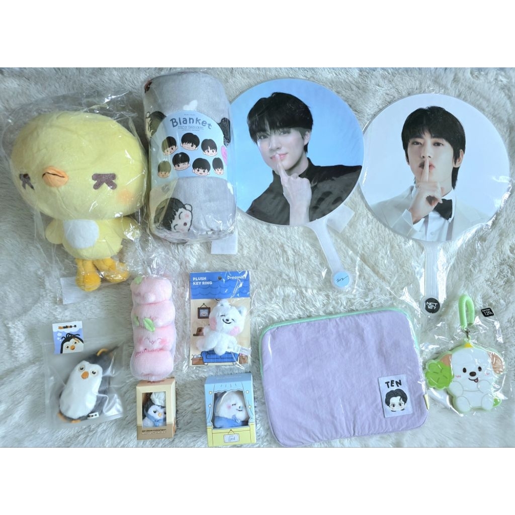 [พร้อมส่ง] พัด ผ้าห่ม ตุ๊กตา พวงกุญแจ EXO NCT RIIZE