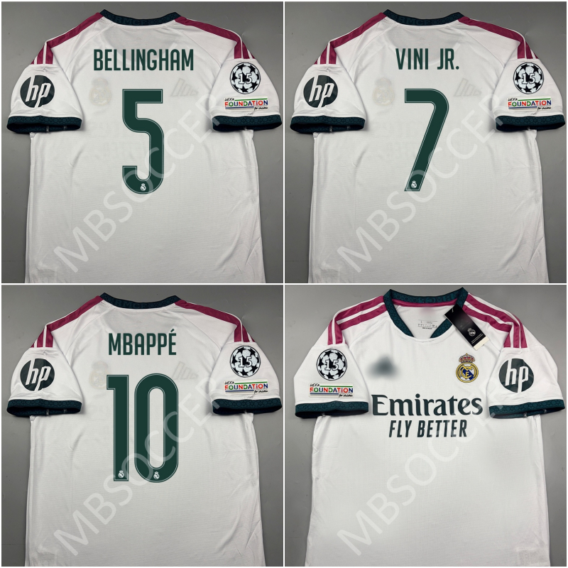 แฟนบอล - เสื้อฟุตบอล sีล มๅดsิด Home เหย้า 2026/27 อาร์ม UCL 5 BELLINGHAM 7 VINI JR 10 MBAPPE