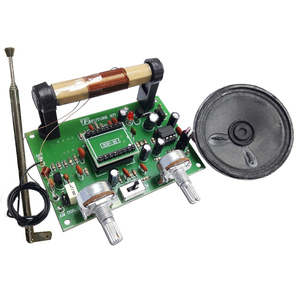 FutureKit FK718 วงจรเครื่องรับวิทยุ AM/FM แบบ DSP พร้อมเสาอากาศ (แทน FK716)