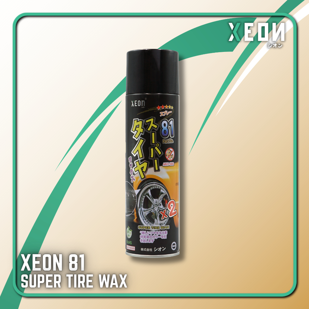 สเปรย์เคลือบเงายางXeon Super Tire Wax 81