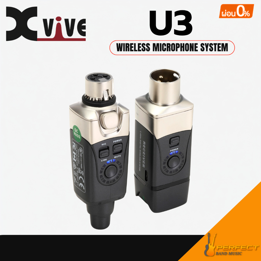 Xvive U3 Wireless Microphone System ไวเลสไมโครโฟน Xvive