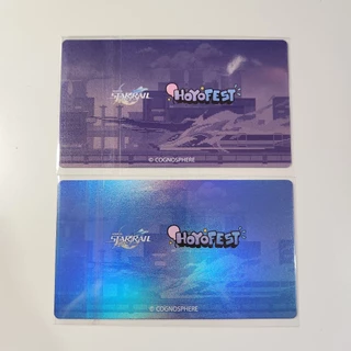 Limited Hoyofest 2026 freebies โฮโยเฟส ตั๋ว การ์ดHonkai star rail Genshin ZZZ card ticket Blade Silver wolf Flins Jahoda