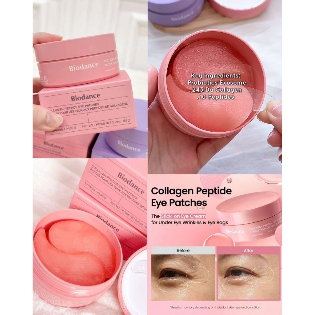Biodance Collagen Peptide Eye Patches