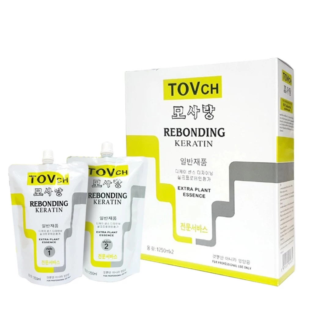TOV ชุดยืดเคราตินชุดใหญ่ (ถุงละ 1,250ml.) 📌แถมเชื่อมแกน TOV 1 ขวด