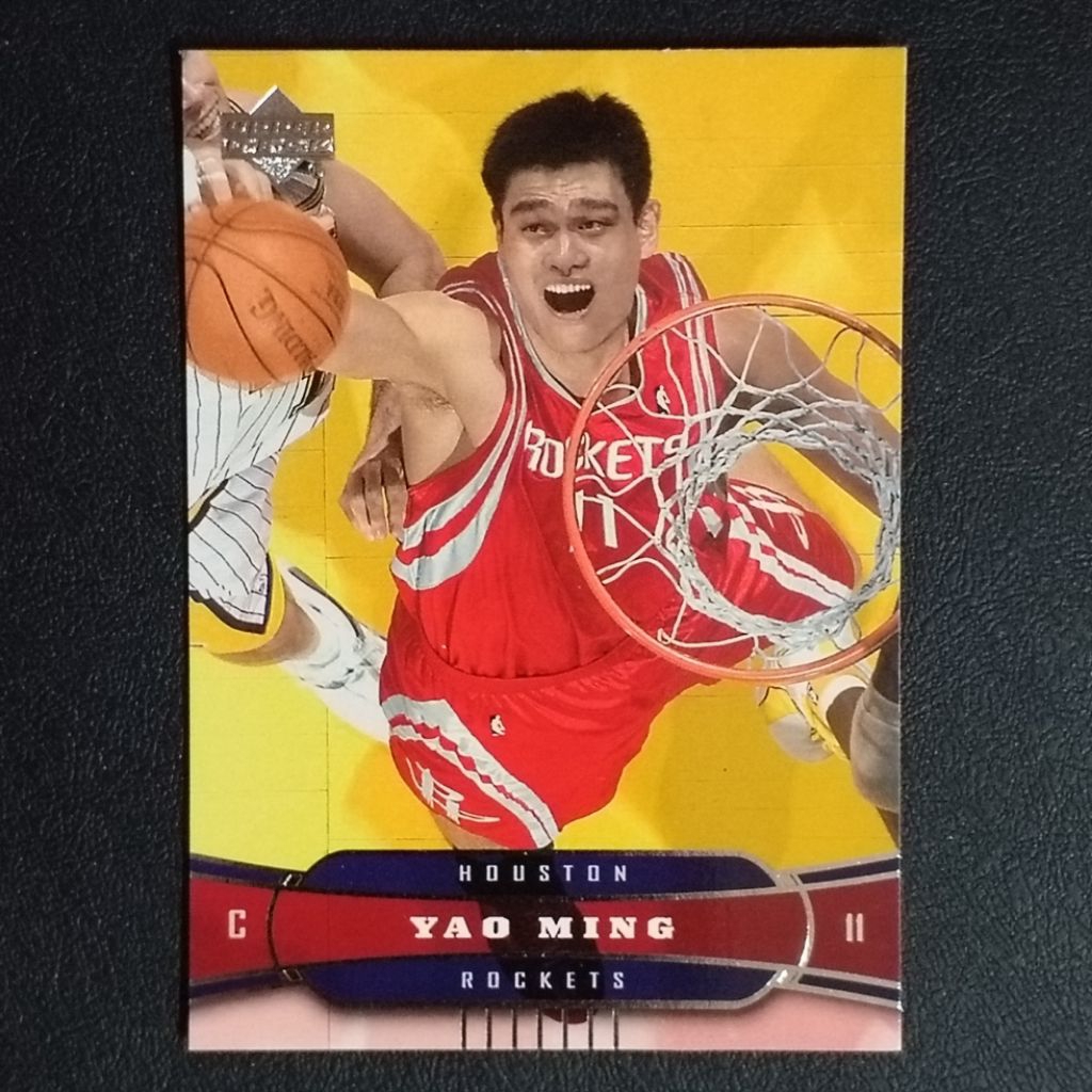 การ์ดกีฬาบาสเก็ตบอล เหยา หมิง YAO MING BASKETBALL NBA TRADING CARDS