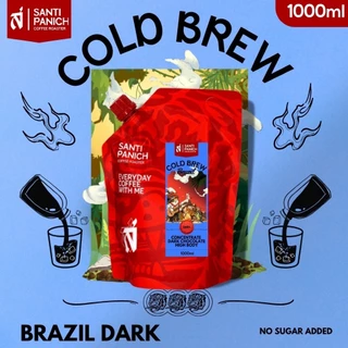 พลาดไม่ได้!! Cold Brew Coffee Brazil กาแฟสกัดเย็นเข้มข้น เมล็ดบราซิล อราบิก้า 100% ขนาด 500/1000 ml.