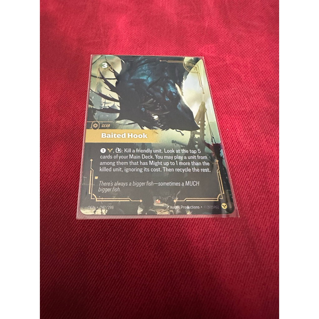 Baited Hook TCG League of Legends Card Game ระดับ Epic ชุด Origins