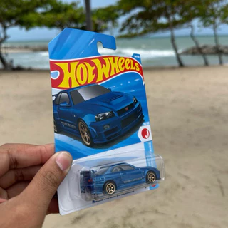 HotWheels 1/64 โมเดลรถเหล็ก NISSAN GTR34