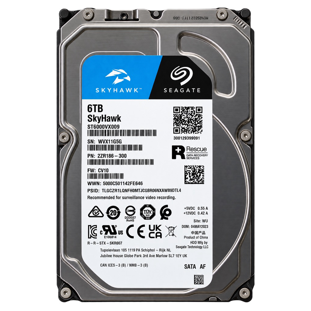 Seagate skyhwak CCTV 6TB