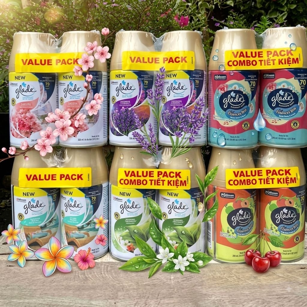 glade เกลดออโตมาติกสเปรย์รีฟิลแพคคู่