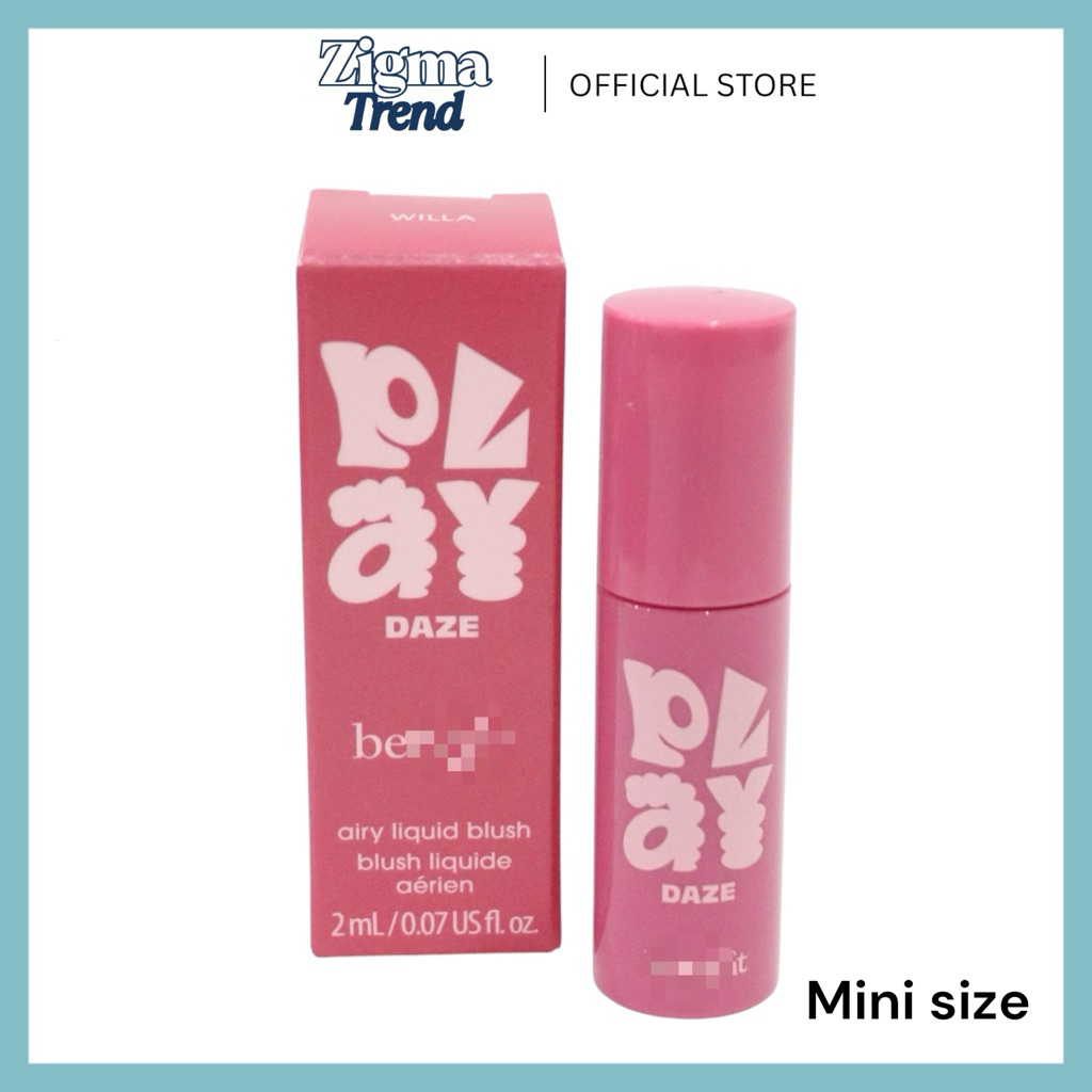 ⚡️ส่งทันที⚡️Benefit Play Daze Airy Liquid Blush สี Willa (Soft neutral-rose) ขนาด 2 ml.