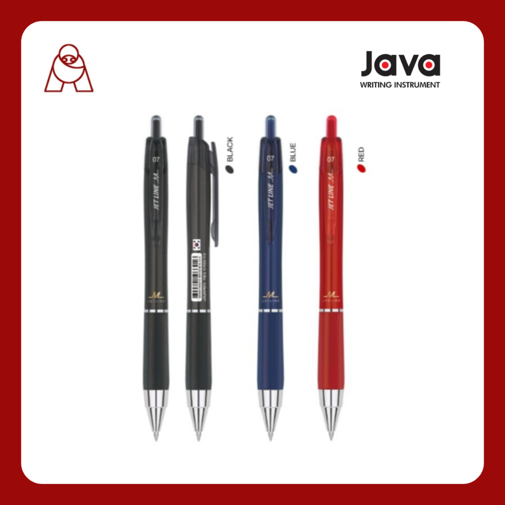 JAVA JET LINE M ปากกาลูกลื่น ขนาด 0.7 mm เปลี่ยนไส้ได้