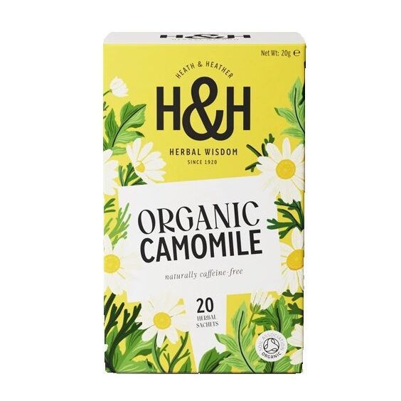 Heath & Heather Organic Camomile Tea ฮีธเเอนด์เฮเธอร์ ออแกนิก ชาคาโมมายล์ 2g. x 20teabags