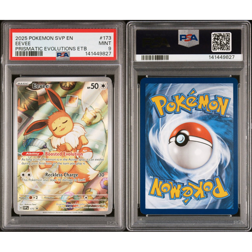 Card Grade Pokemon Eevee อีวุย IR ของแท้ สินค้าพร้อมส่ง