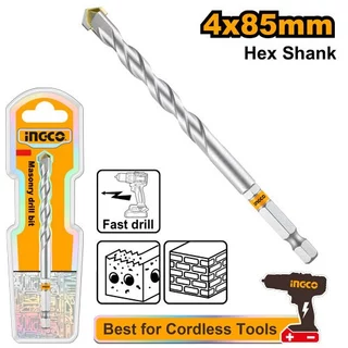 INGCO ดอกสว่านเจาะปูนก้านหกเหลี่ยม 6×100mm รุ่น DBM2210610 | 8 x 120 มม. รุ่น DBM2210812 | 10 x 120 มม.รุ่น DBM2210120