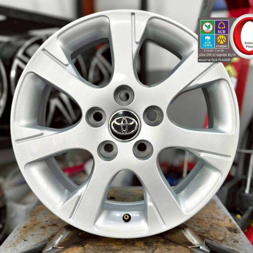 (4วง) ขายล้อเปล่า Toyota แท้ 5 รู 114 ขอบ 16 5 รู 114 หน้าหลังกว้าง 6.5 J ET 50 สภาพสวยไม่มีรอย 1326