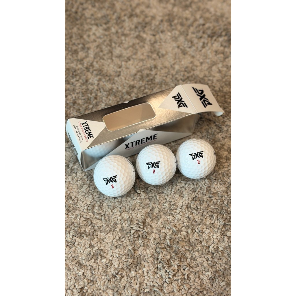 [ใหม่!!!!] PXG Tour X Golf Ball สีขาว เบอร์ 2 1 กล่อง มี 3 ลูก