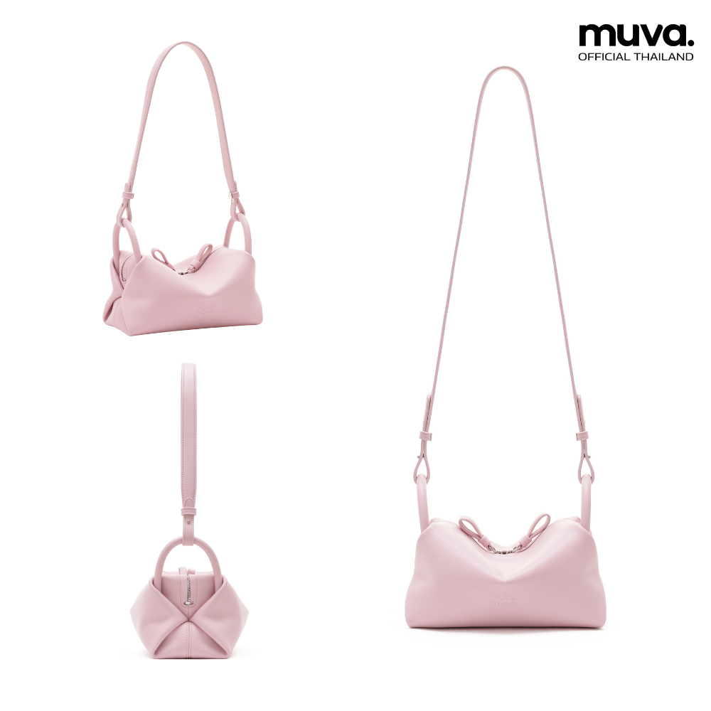 MUVA حقيبة كتف جلد طبيعي MINI PILLOW BREAD — صورة 8