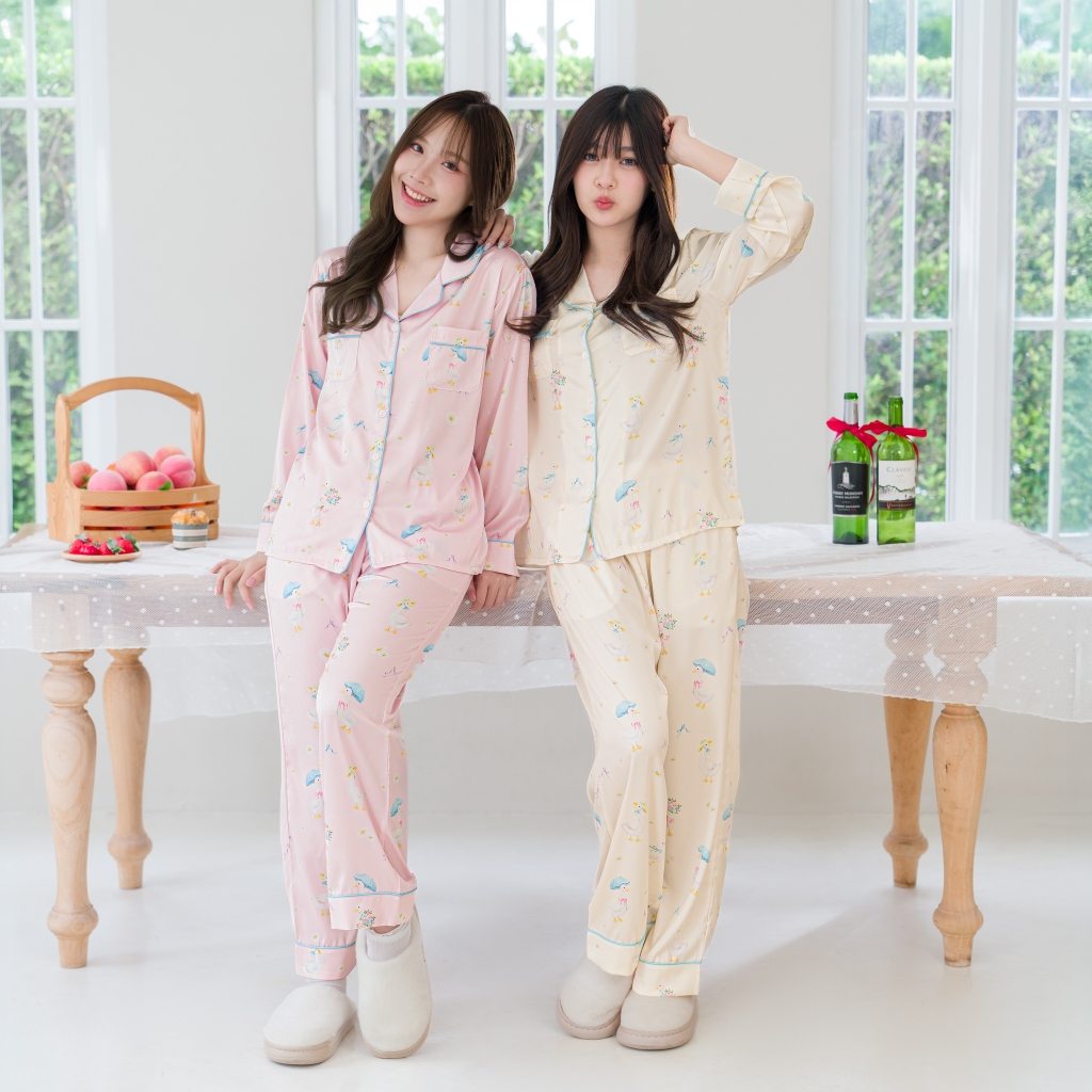 ชุดนอน LovelyNight แขนยาว-ขายาว Cozy Duck B30