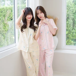 ชุดนอน LovelyNight แขนสั้น-ขายาว Cozy Duck D30