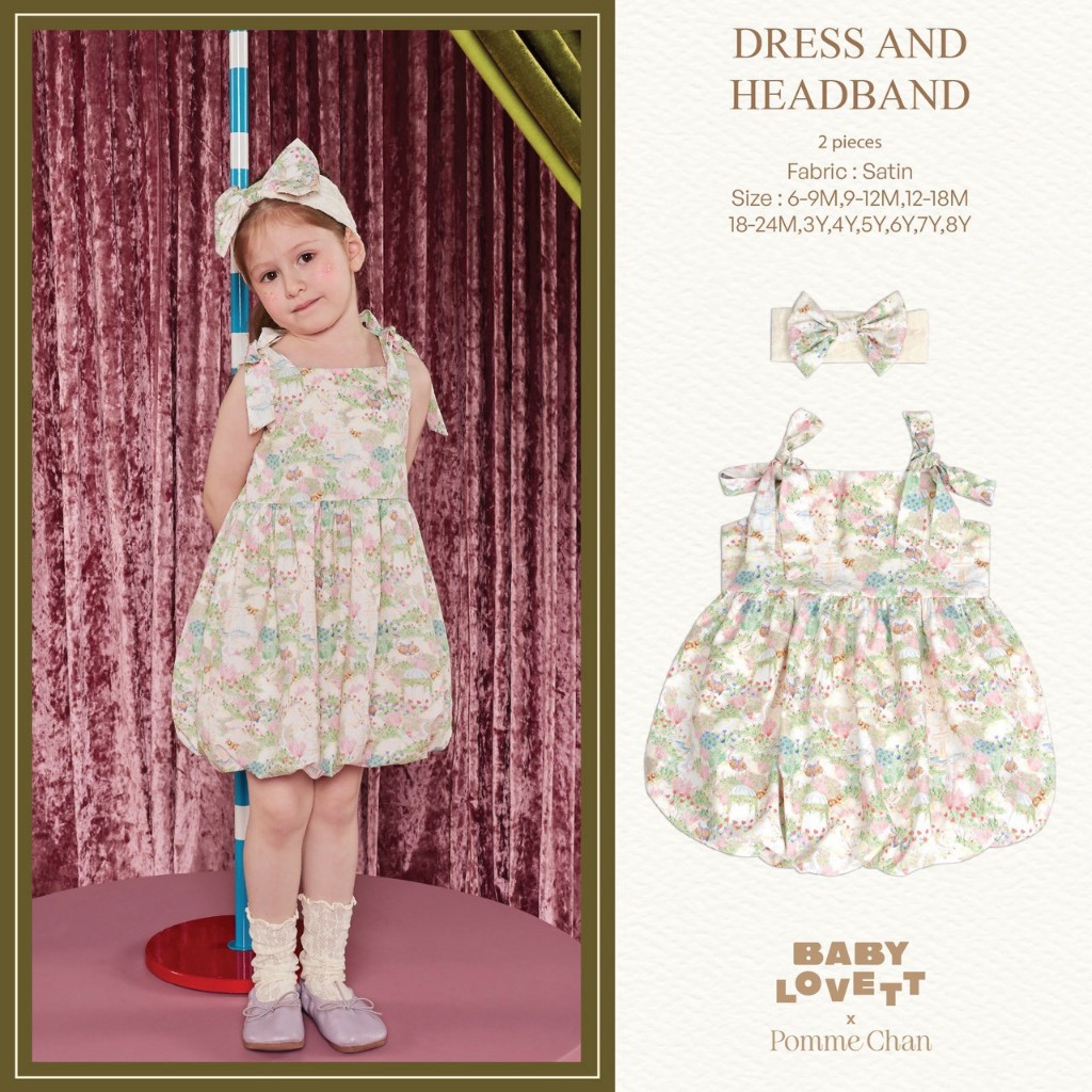 [Babylovett] 04 Babylovett x Pomme Chan - Dress and Headband