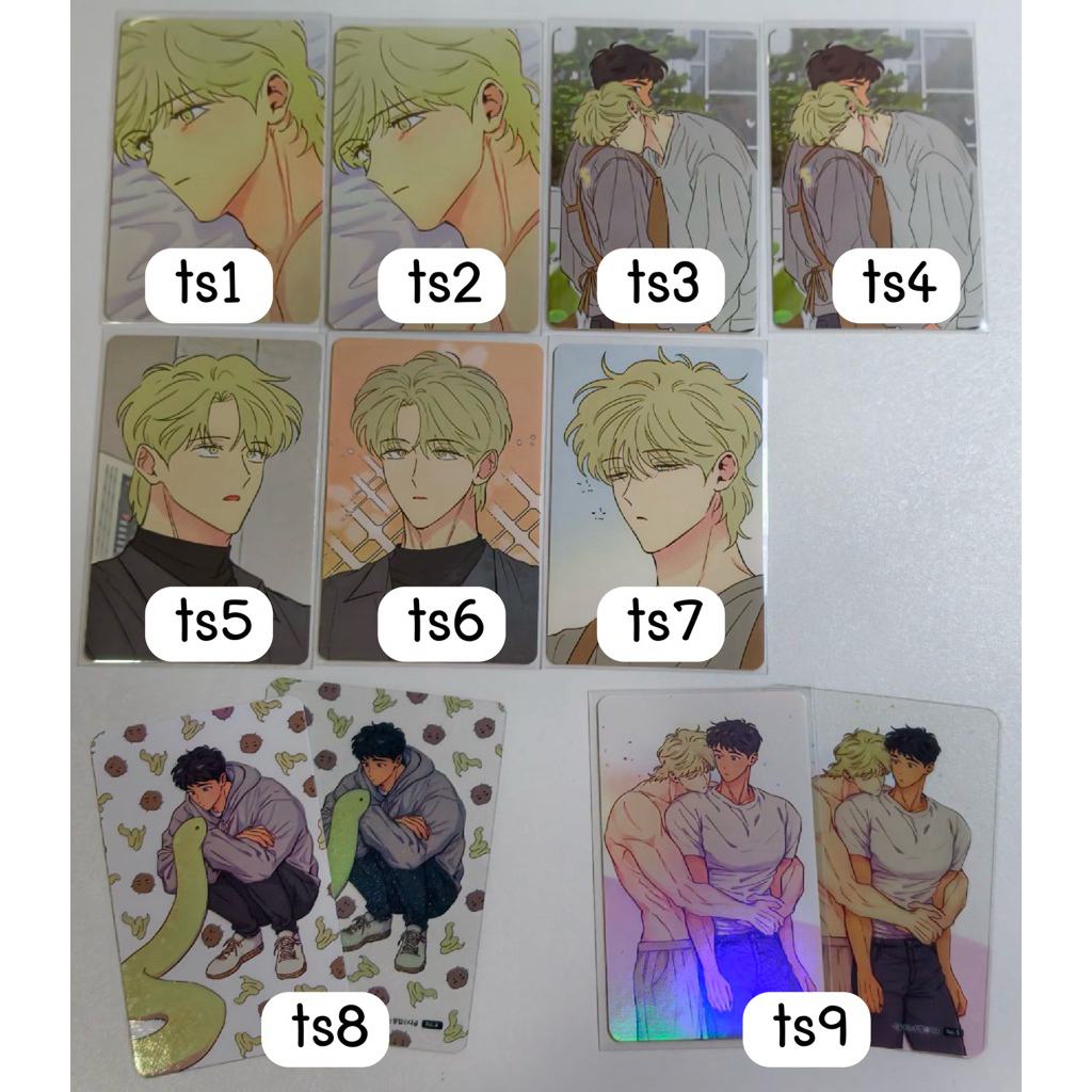 manhwa bl the sacred serpent's seduction photocard