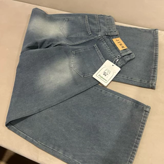 JINJEANS-202 | (XS-9XL) กางเกงยีนส์ขากระบอกใหญ่ baggy jeans สีบลูเฟด