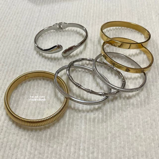 กำไลข้อมือ Stainless ไม่ลอก ไม่ดำ กันน้ำ กันเหงื่อ