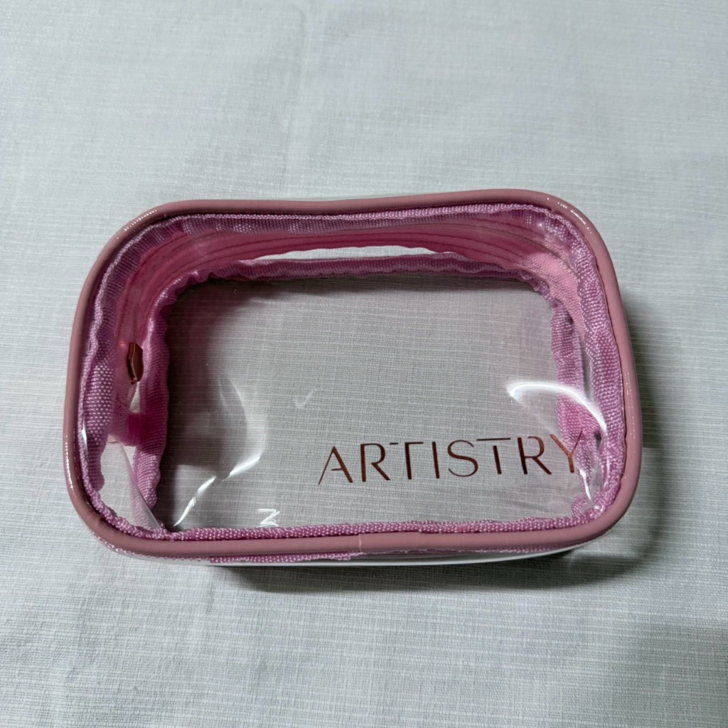 กระเป๋าเครื่องสำอาง Artistry by Amway สีใส พลาสติกหนา เกรดพรีเมี่ยม