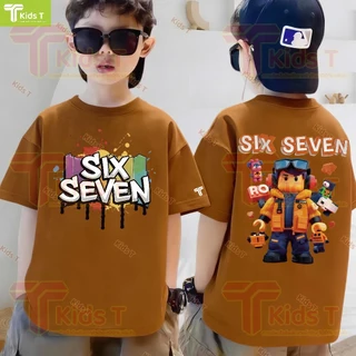 「งานเกรดพรีเมียม งานเกรด A」 เสื้อยืดเด็ก เสื้อเด็กผู้ชาย เด็กผู้หญิง เสื้อผ้าเด็ก คอตตอนแท้ ระบายอากาศดี นุ่มใส่สบาย #6