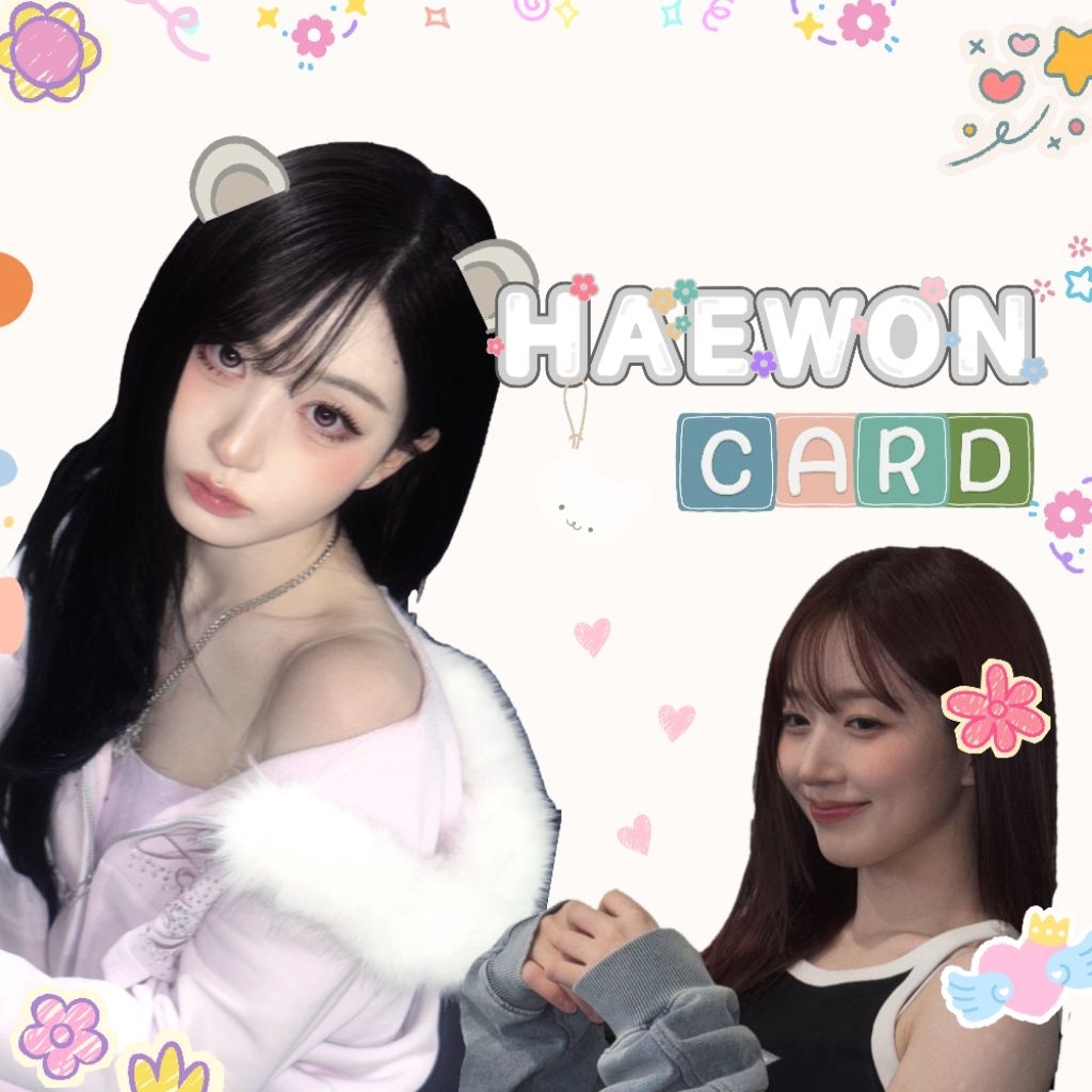 [การ์ดแท้] โฟโต้การ์ด Nmixx แฮวอน Haewon พร้อมส่ง