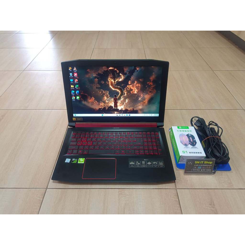 Acer Nitro 5 AN515-57CE (มือสอง) Intel Core i5-7300HQ RAM 8GB SSD 480GB NVIDIA GeForce GTX 1050 จอ 1