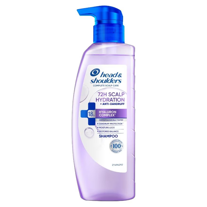 Head Shoulders Shampoo 72H Scalp Hydration+Anti-Dandruff 360g. เฮดแอนด์โชว์เดอร์ แชมพู สคาร์พ ไฮเดรชั่น+แอนตี้-แดนดรัฟ