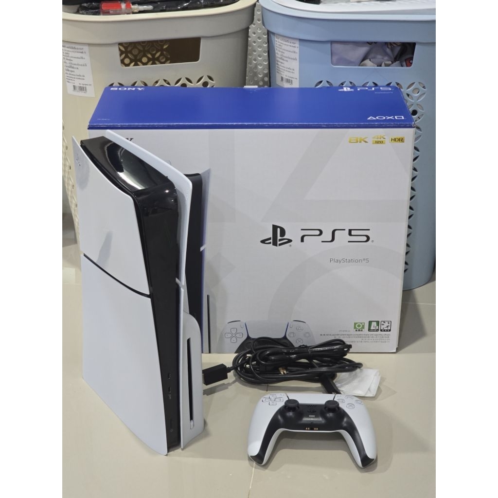 เครื่องเล่นเกมส์ Sony Playstation 5  Slim Disc บอร์ด CFI-2018 A01  มือ2  ประกันร้าน 15 วัน ถ่ายจากสิ